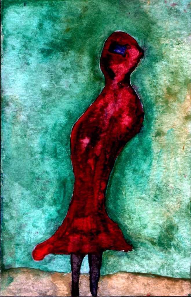 Behind the Red Veil