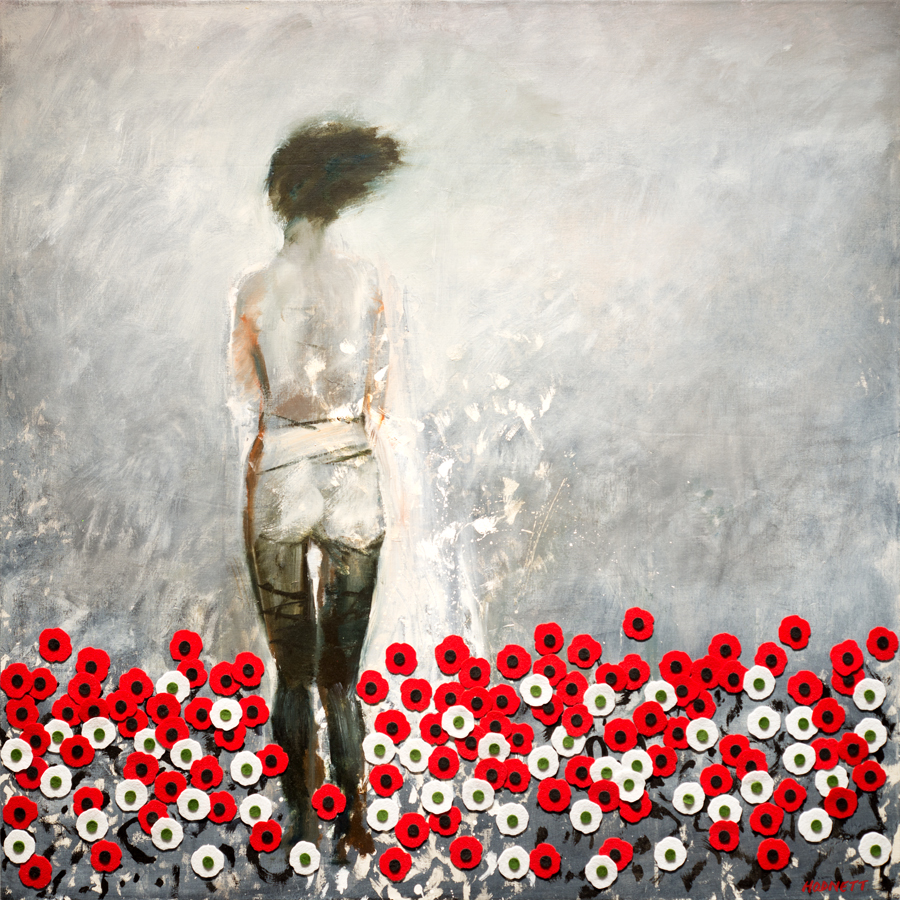 Woman with Poppies