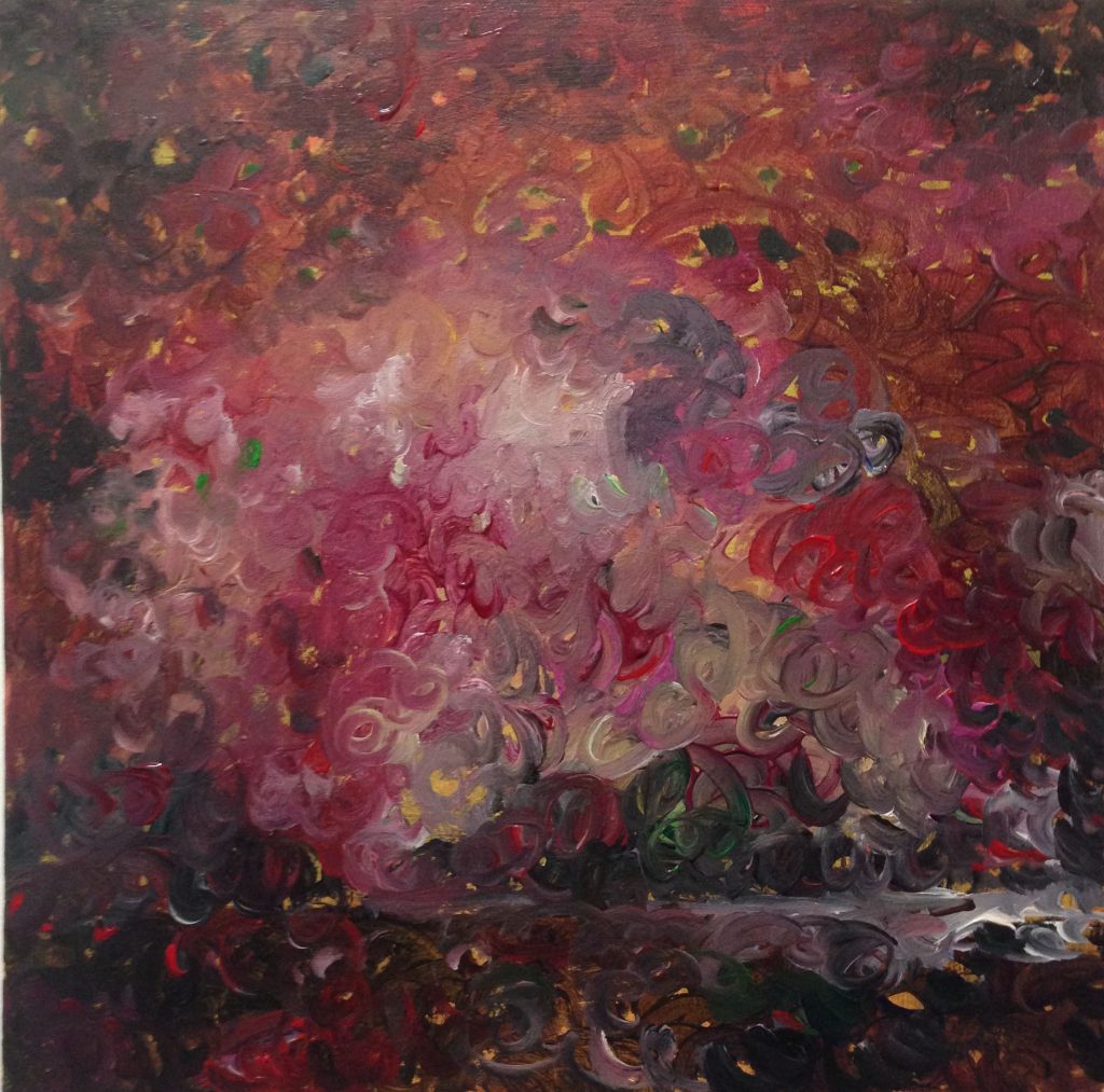 Hill 1 Acrylic on Canvas16X16in