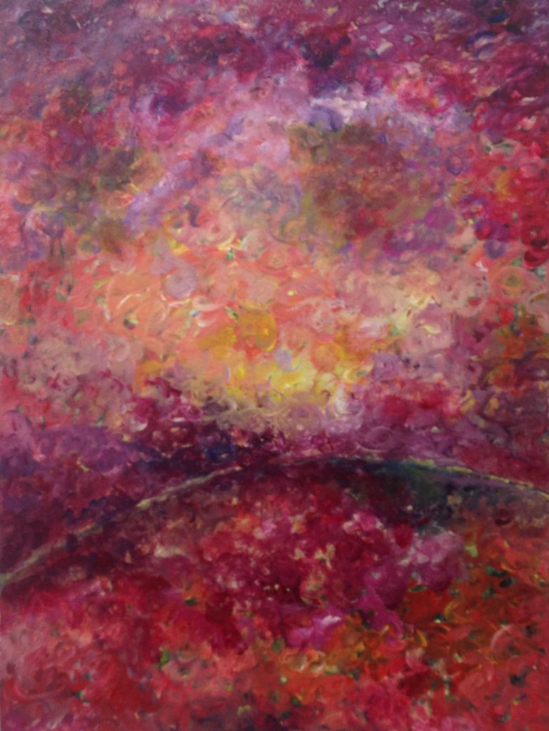 Hill 8 Acrylic on panel 24X18 in 2015