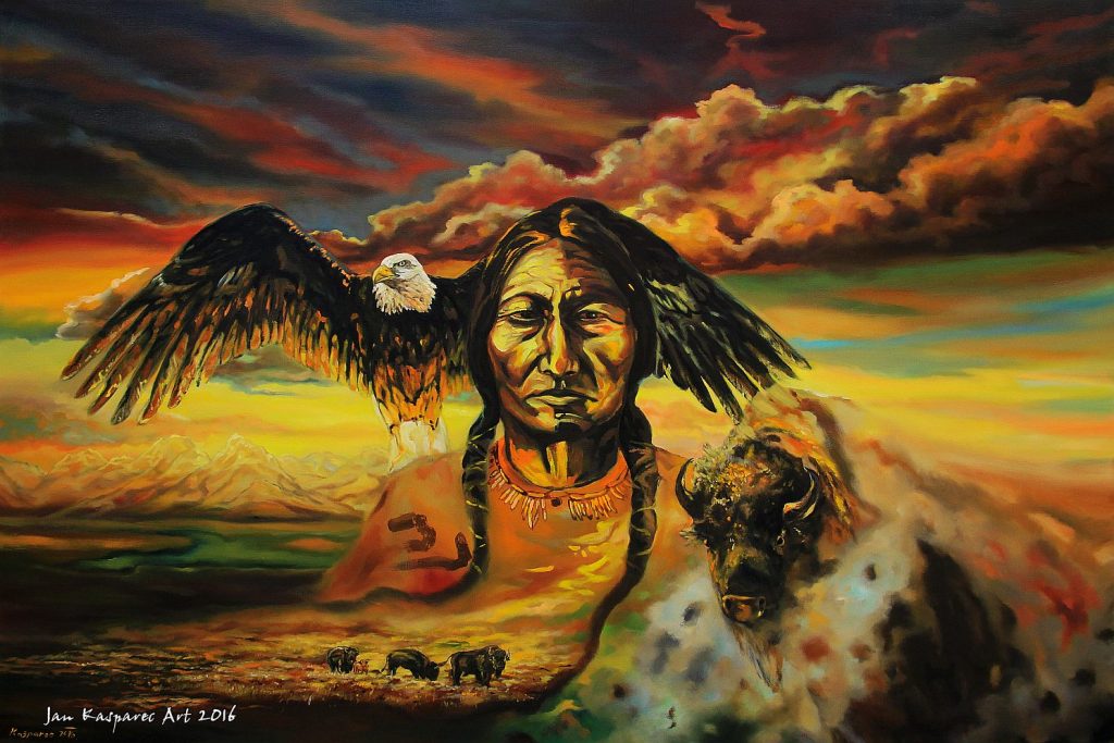 Sitting bull logo
