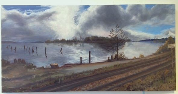 Tracks on the Fraser River