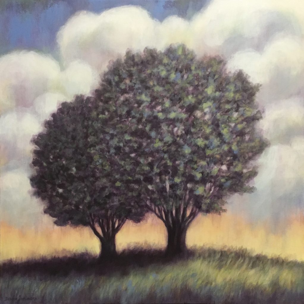 Trees on the Hill 24x24
