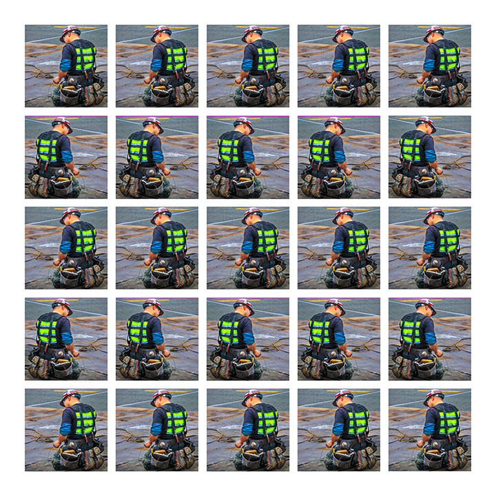 Construction Worker (Blue) (9549)