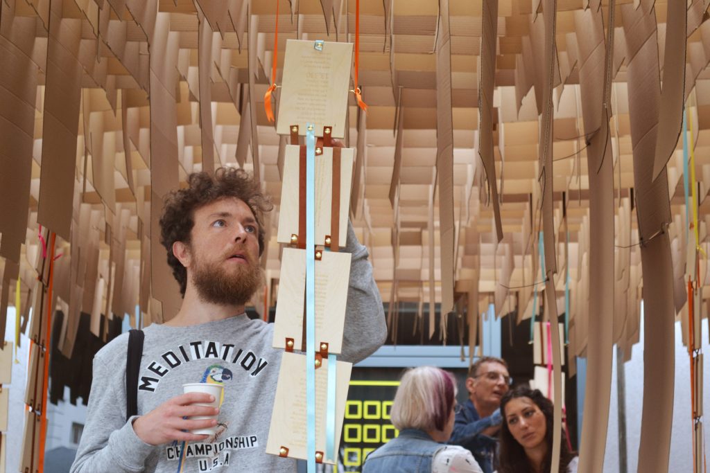 Levitt Bernstein_LFA City of Stories_Visitor interaction with the stories_Copyright_Marsha Dunstan