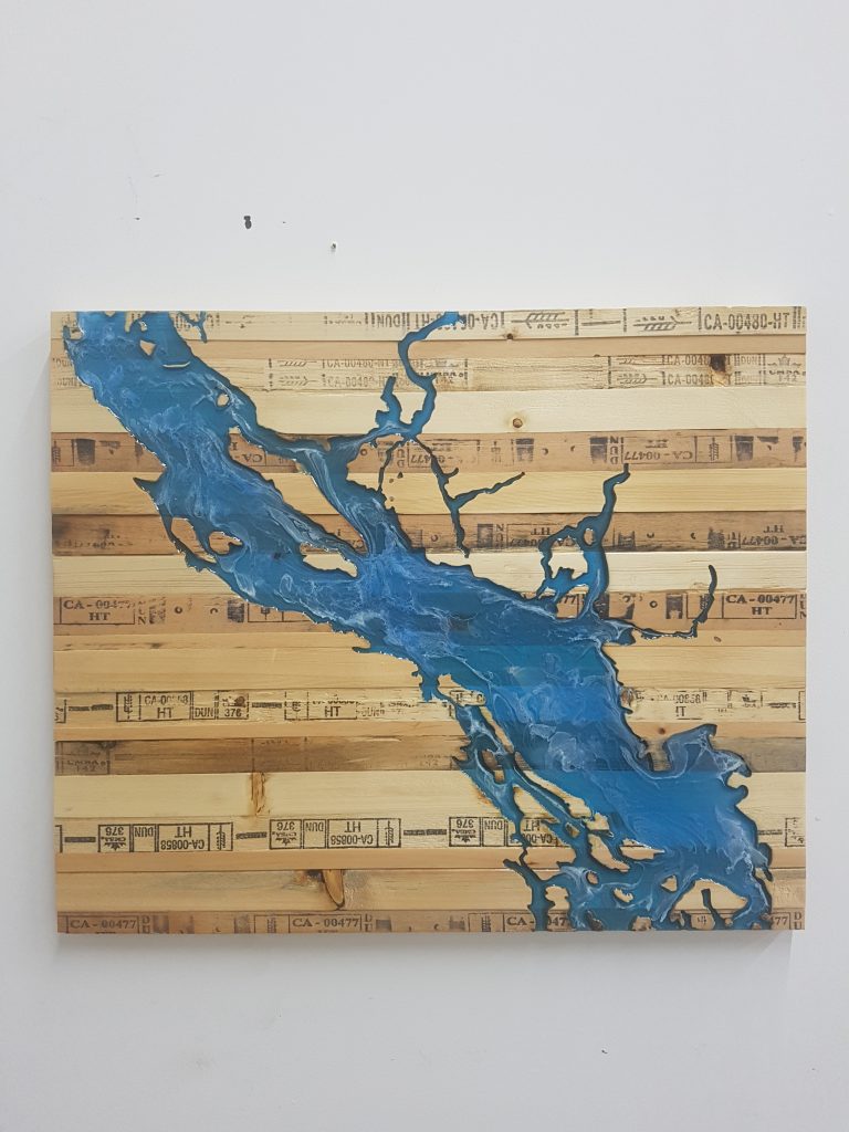 Mapped Straight of Georgia