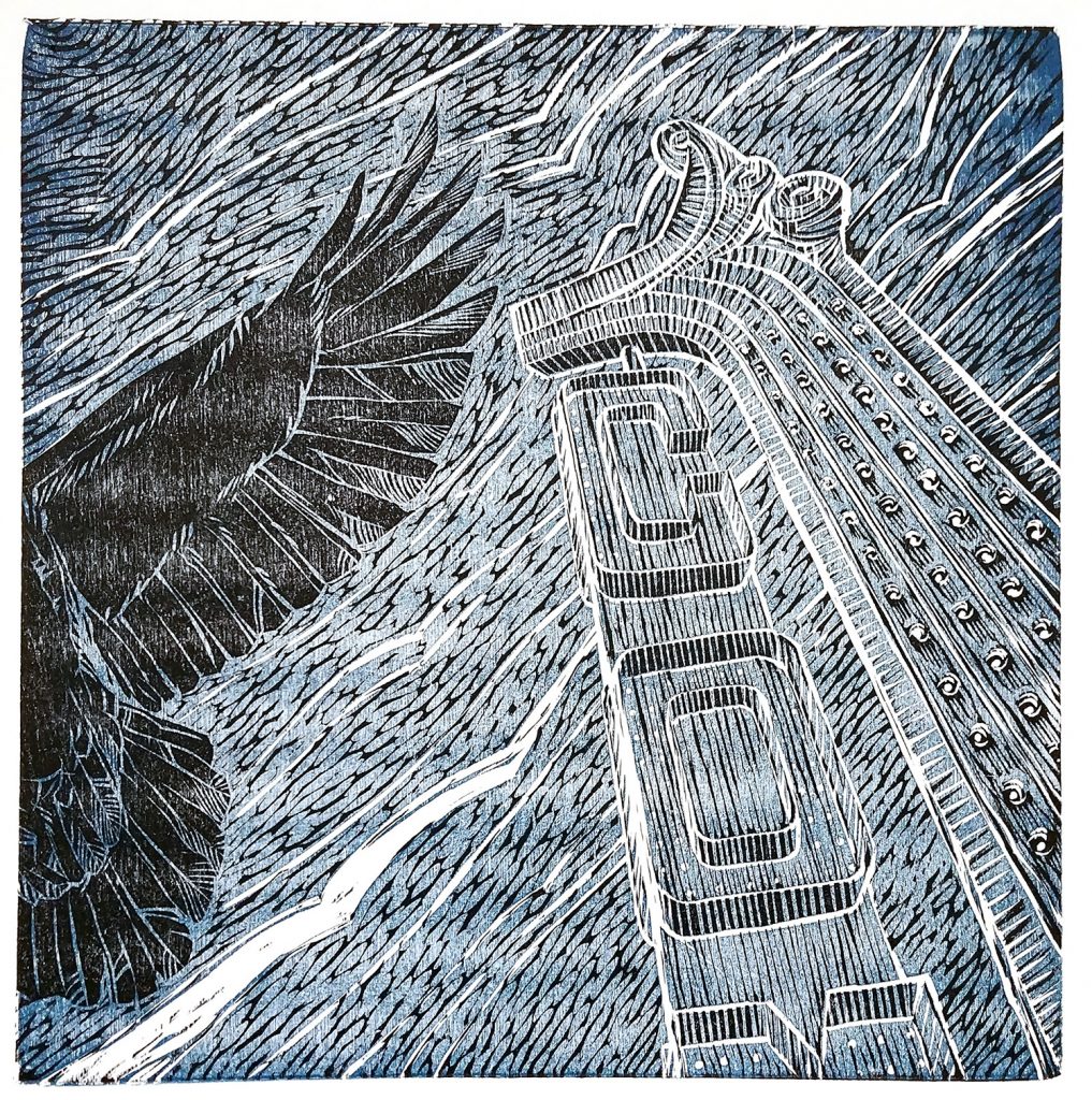 JayLyonns_Commodore_pt1_woodblockPrint_24x24