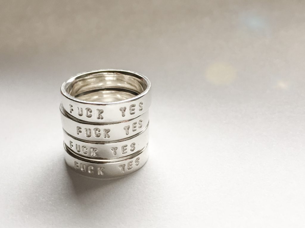 Fuck Yes Ring Stack