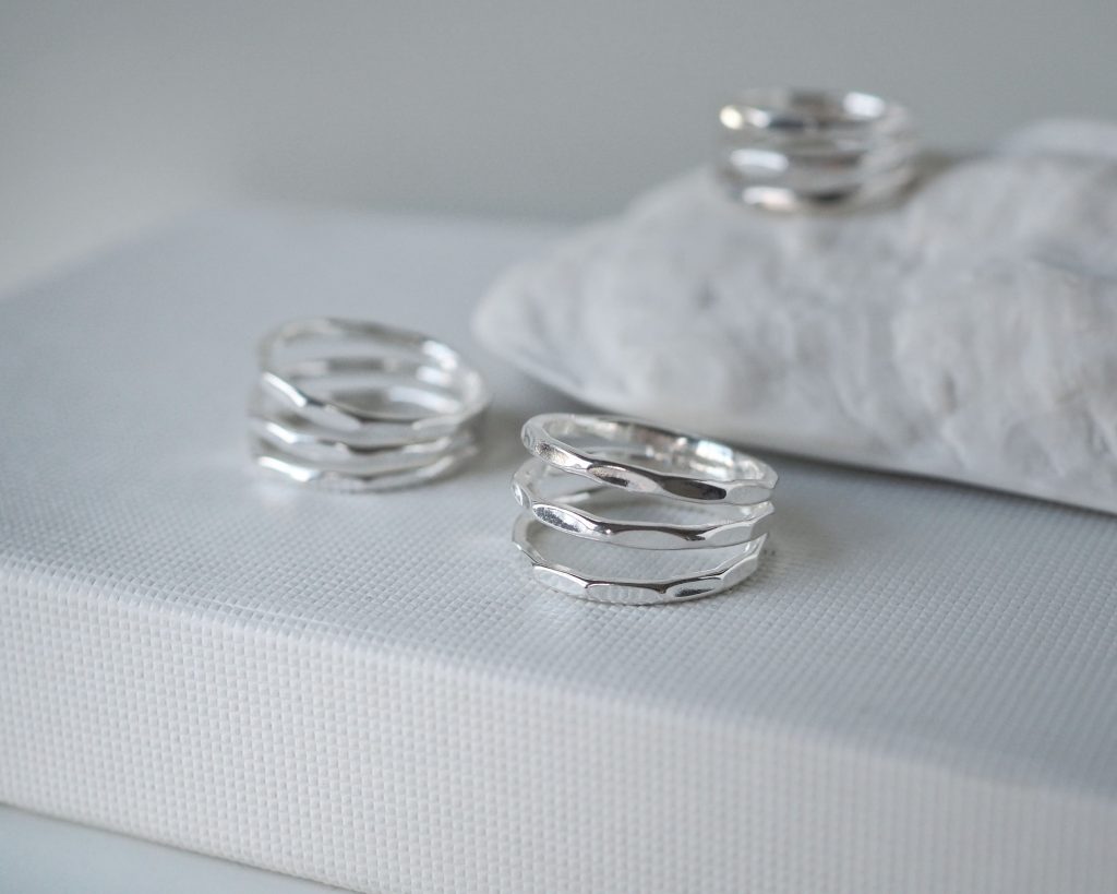 Three Layer Ring Trio - Adornation Jewellery